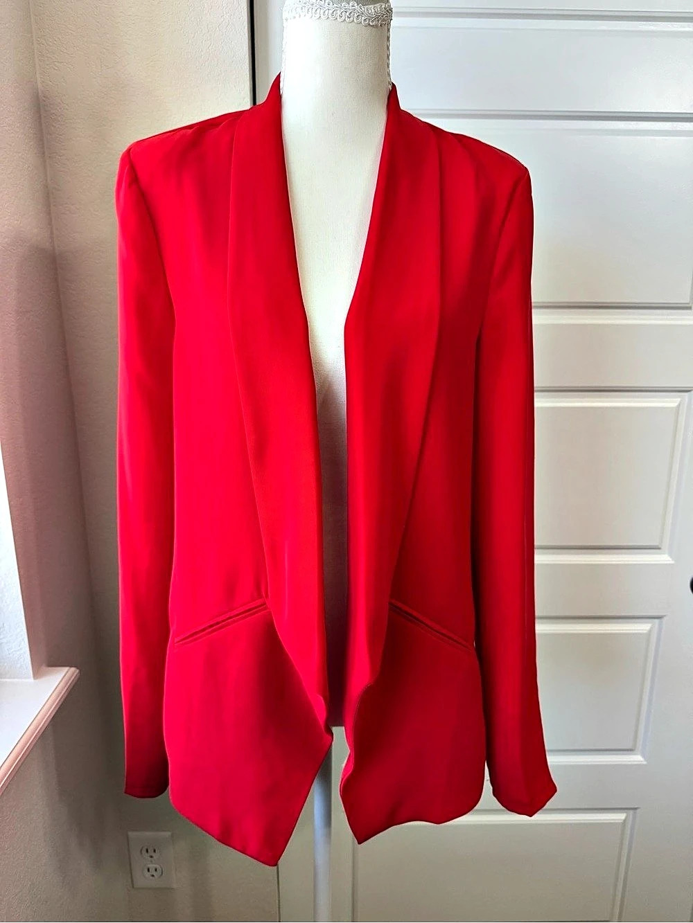 Lulus Red Blazer Like New